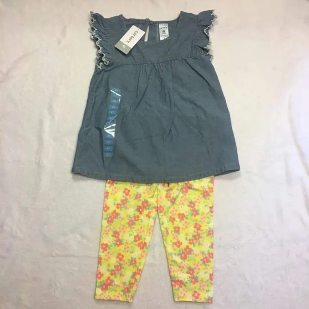NWT Carter’s girls summer outfit 4T‎